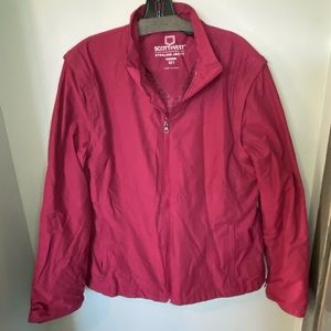 ScottEVest Fuscia Standard Travel Jacket Women Med